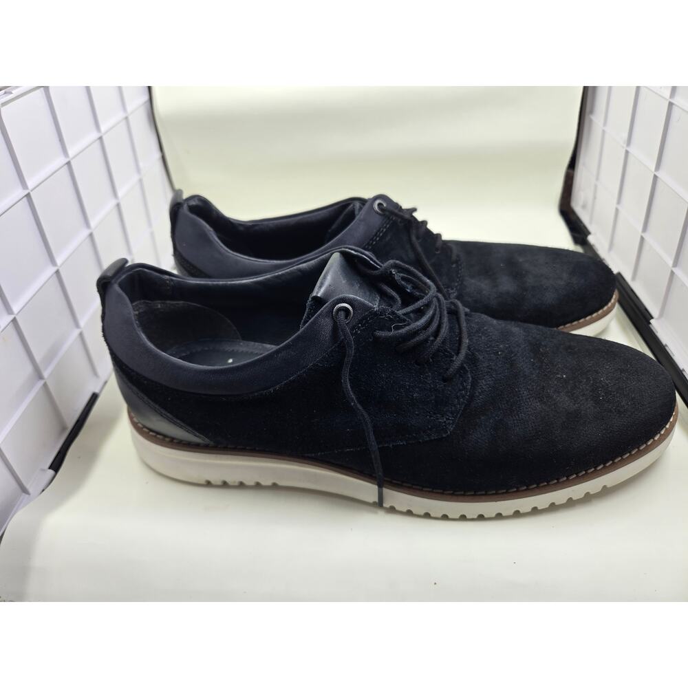 ALFANI Gregor Black Suede Casual Dress Shoes Mens Size 10 M